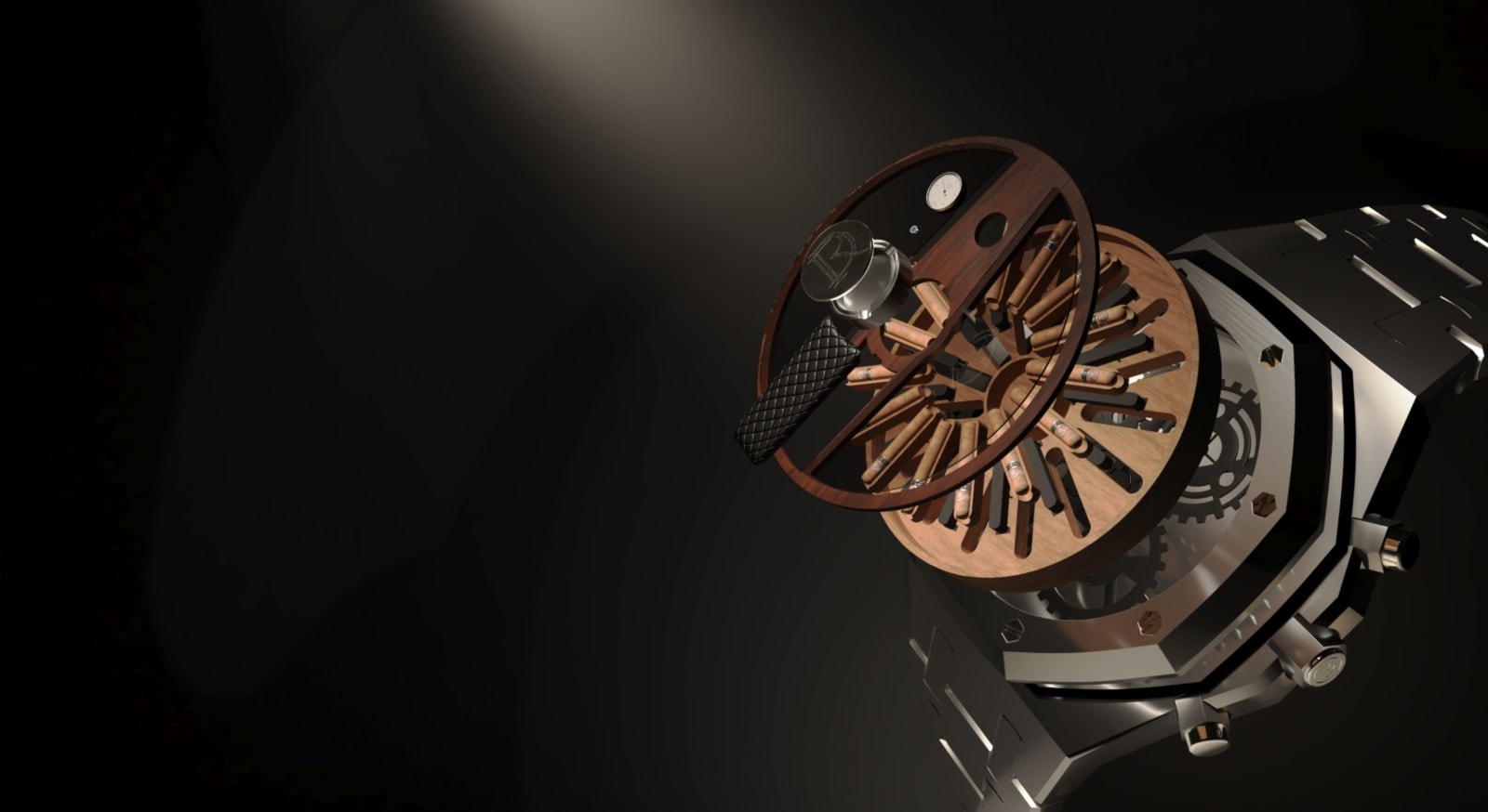 Mechanical craft detail — precision engineering